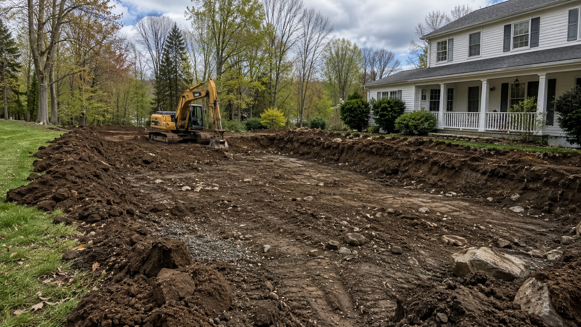 How Long Will Your Yard Be Torn Up During Residential Excavation in Connecticut?