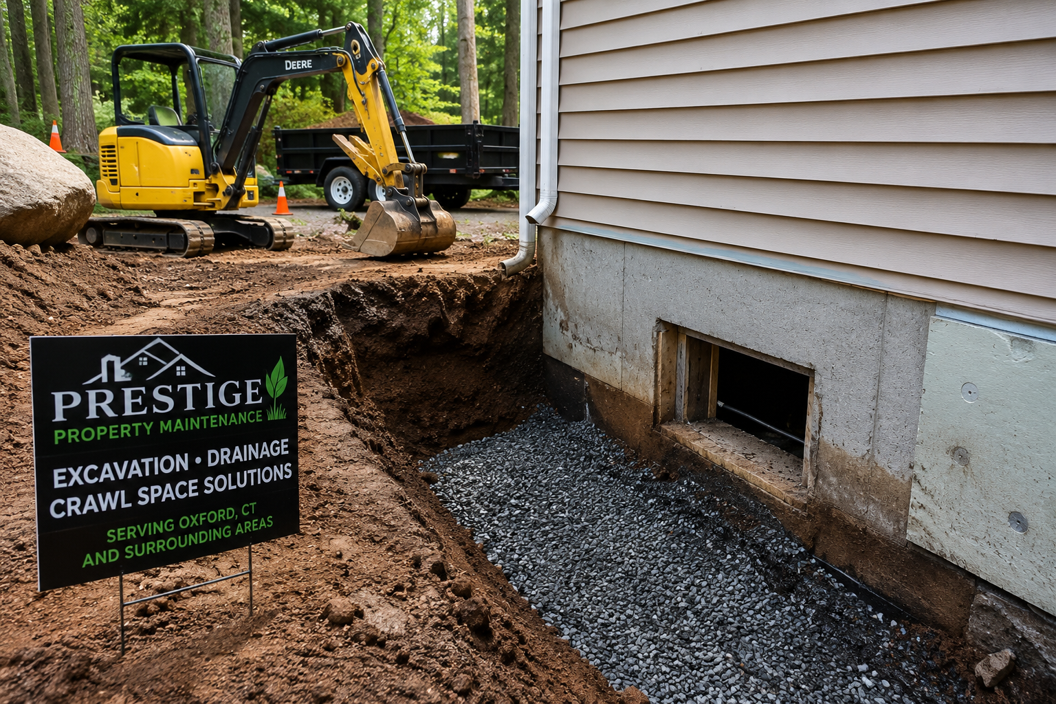 Basement Excavation Near Me in Oxford CT